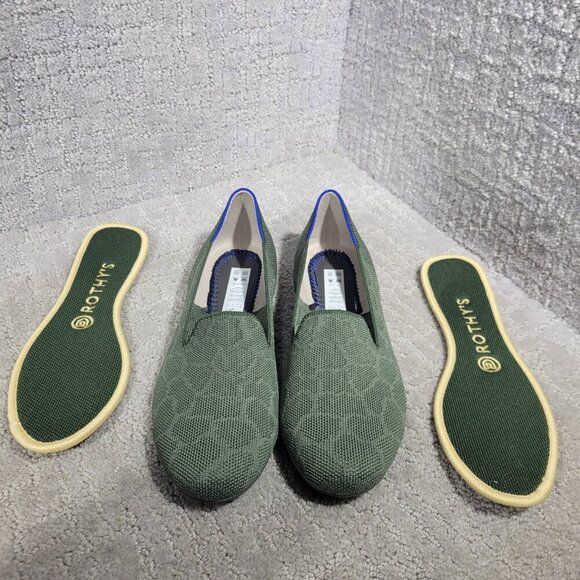 Rothys The Loafer Women's Size 7 US Safari Round Toe Slip on Flat Ballet Shoes - Picture 9 of 11